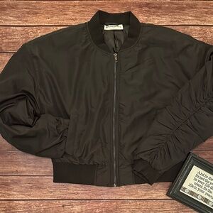 No Boundaries Black Zip-Up Jacket